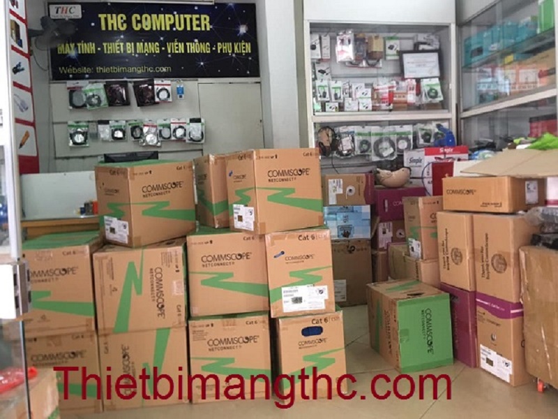  Một số Hình ảnh thực tế cáp mạng Cat6 Commscope UTP chính hãng